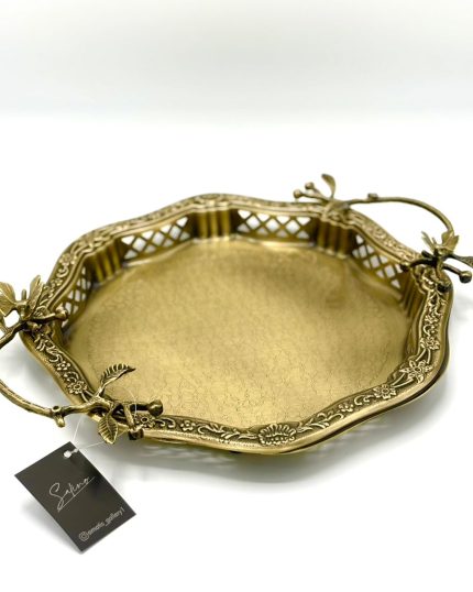 سینی پذیرایی  سالی نو شش ضلعی لبه دار