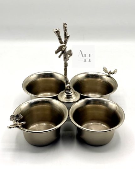اردوخوری چهار خانه فلزی پروانه برند سالی نو